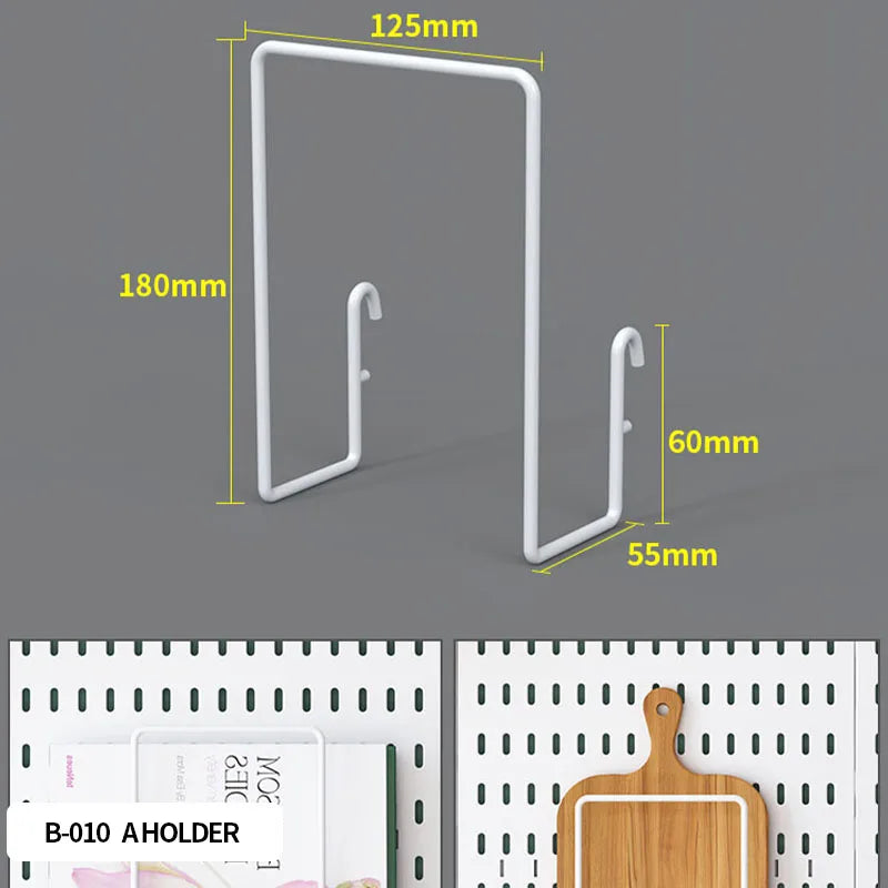 No-Holes Wall Pegboard Organizer