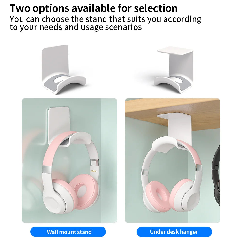Wall-Mount Headphone Stand