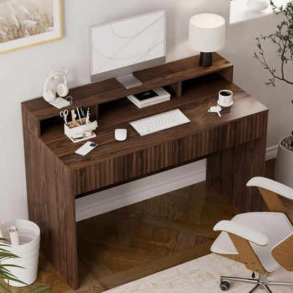 Executive Desk with Monitor Stand