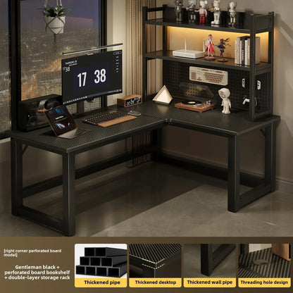 Integrated Bookshelf Writing Desk