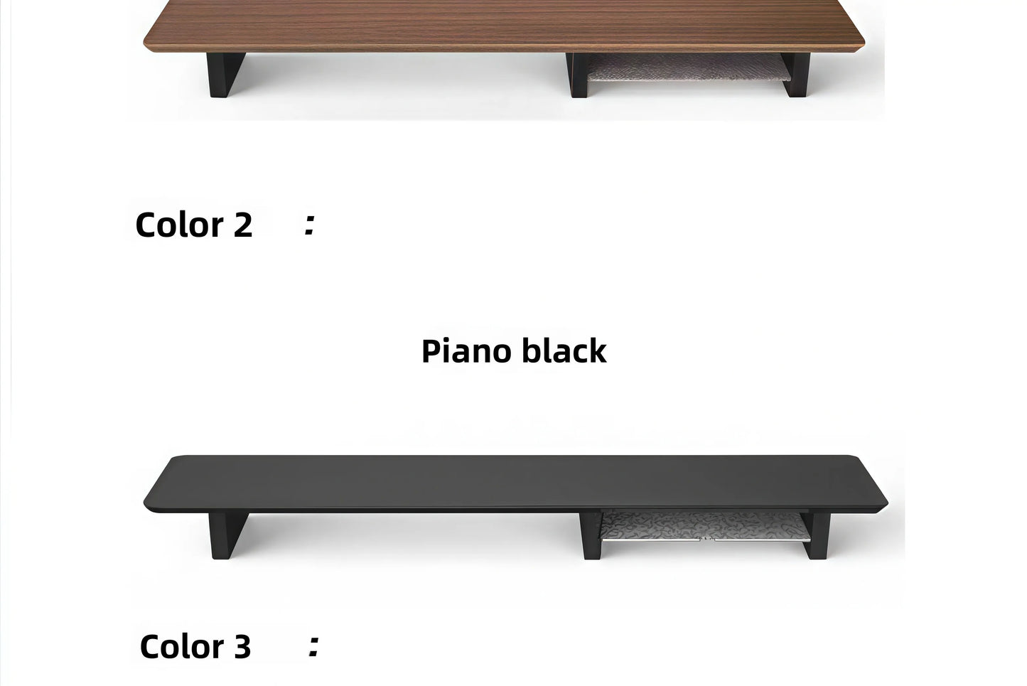 Premium Black Walnut Wood Monitor Stand