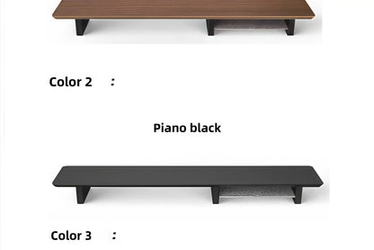 Premium Black Walnut Wood Monitor Stand