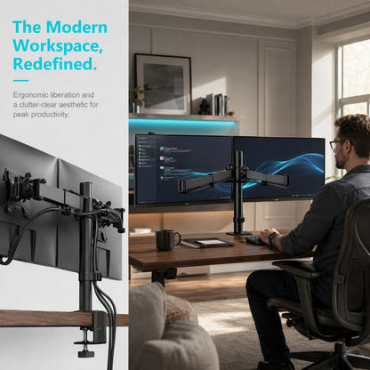Kyspho Heavy-Duty Dual Monitor Mount