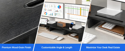 Dual Monitor Stand Riser