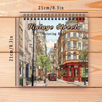 Spiral-Bound Adult Coloring Book