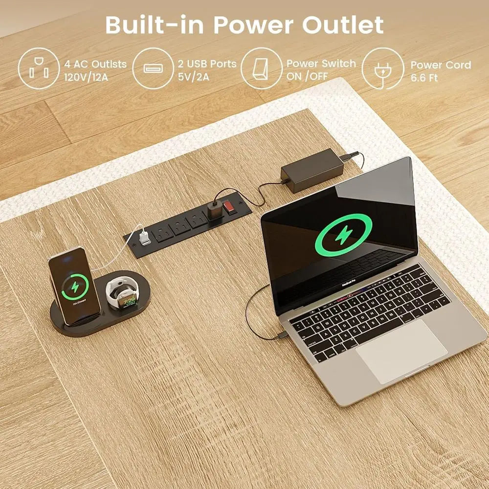 L-Shaped Electric Standing Desk