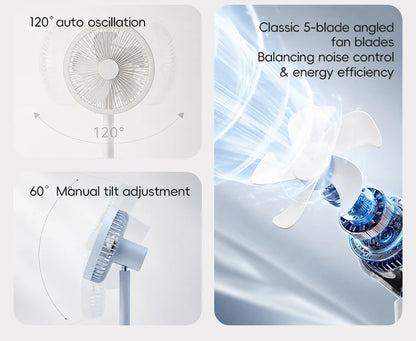 Smart Oscillating Desk Fan