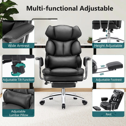 Premium Lux Leather Office Chair