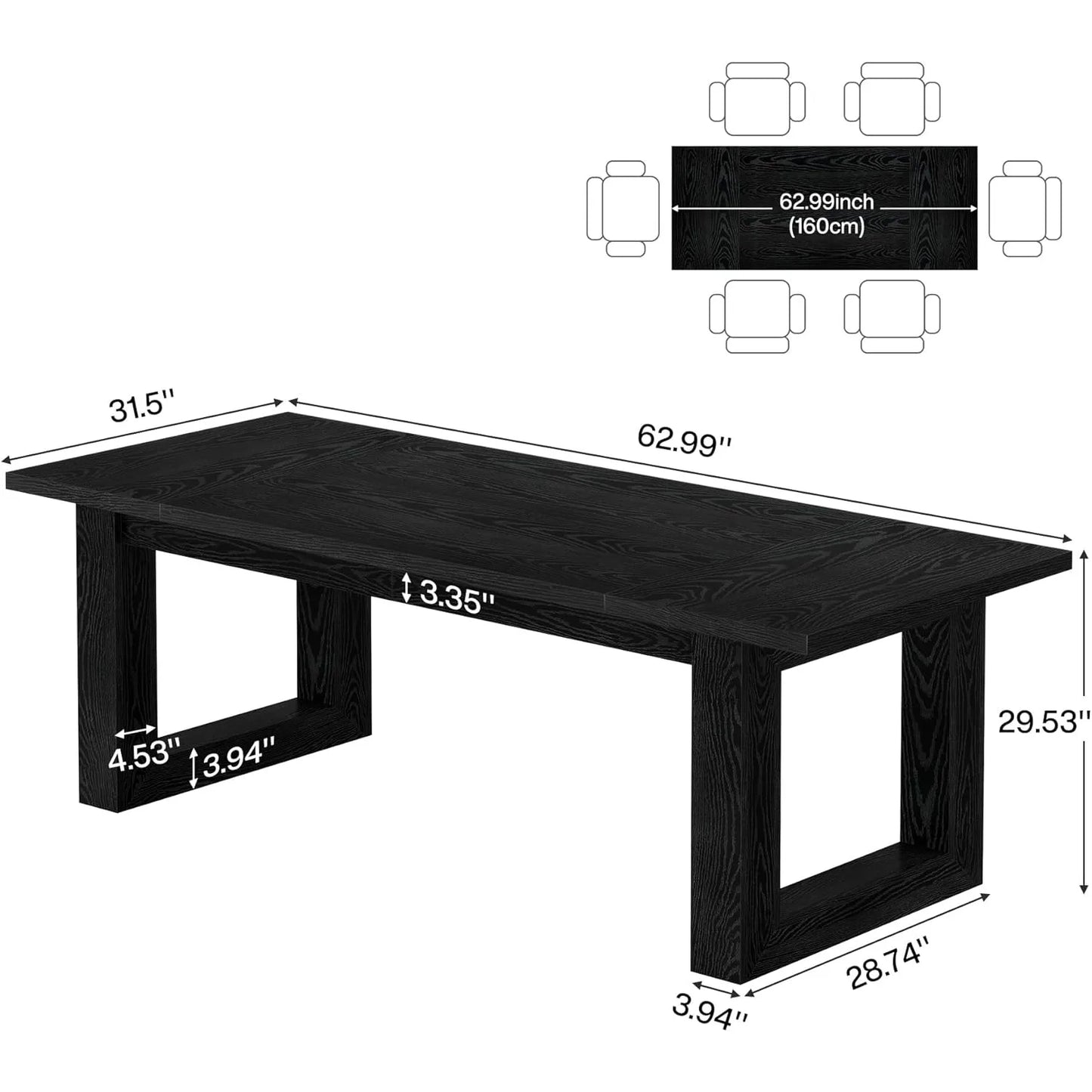 Ridgemont Boardroom Conference Table