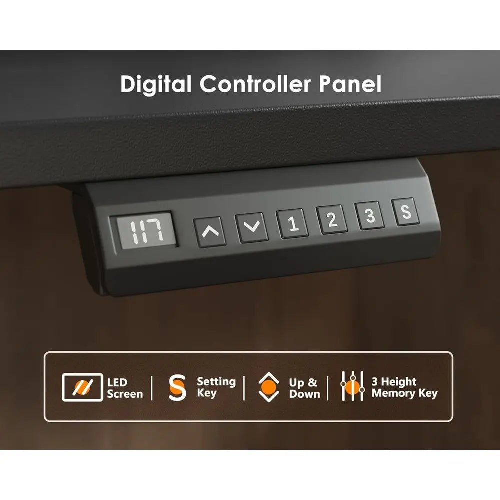 ElevatePro L-Shaped Electric Standing Desk