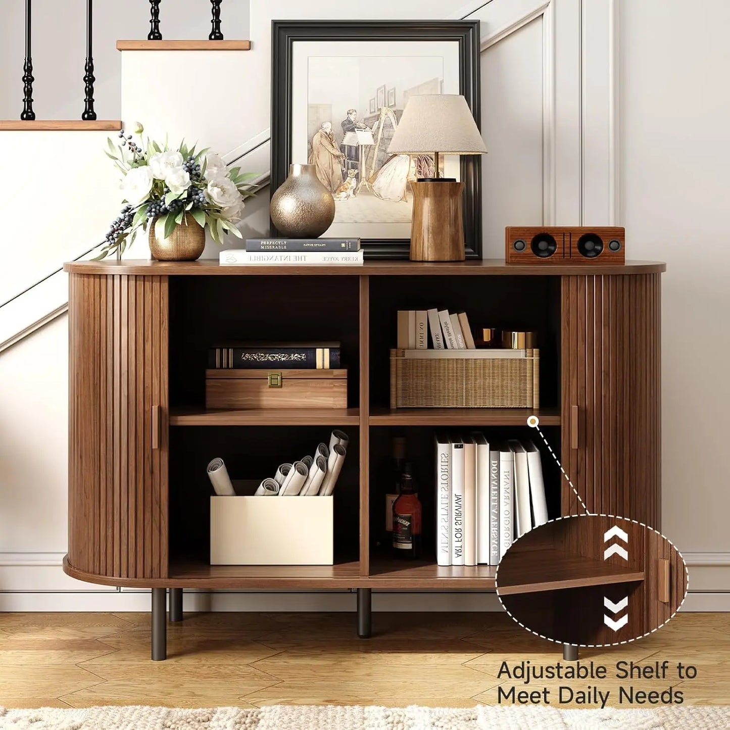 Winshire Sliding Door Buffet Cabinet