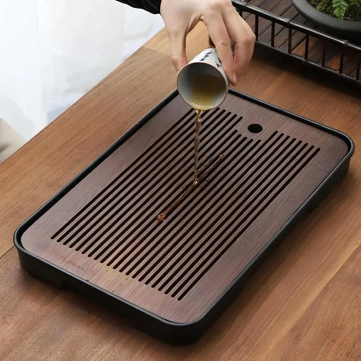 Detachable Bamboo Tea Tray