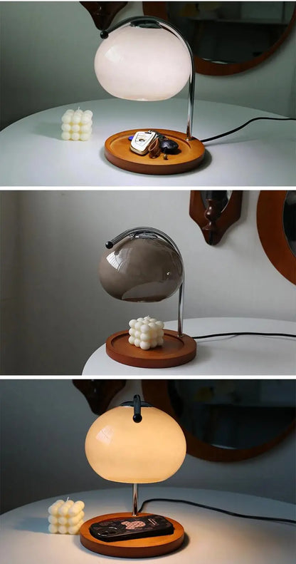 SakuraGlow Japanese-Inspired LED Table Lamp