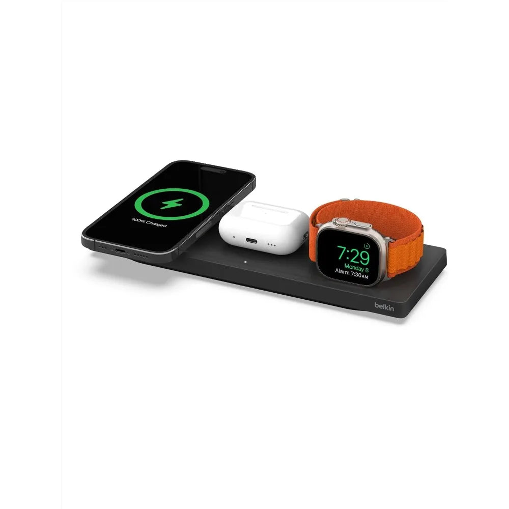 3-in-1 Sleek Wireless Charging Station