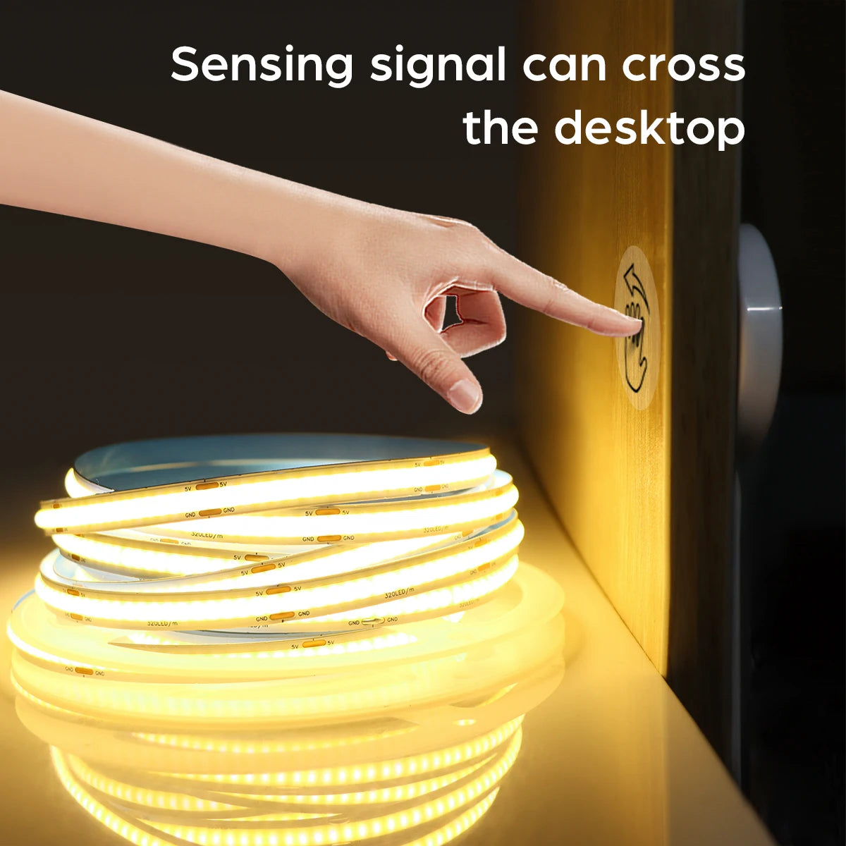 USB COB LED Desk Strip Light