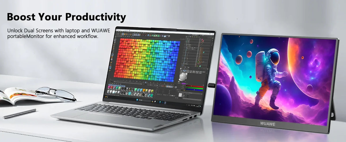 16" 120Hz Portable Monitor 1920x1200 HDR
