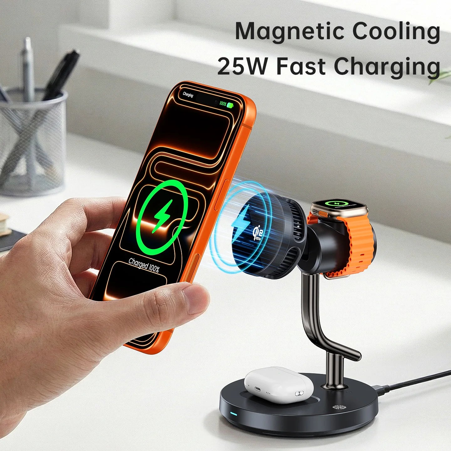 Magnetic Fast Wireless Charger Stand