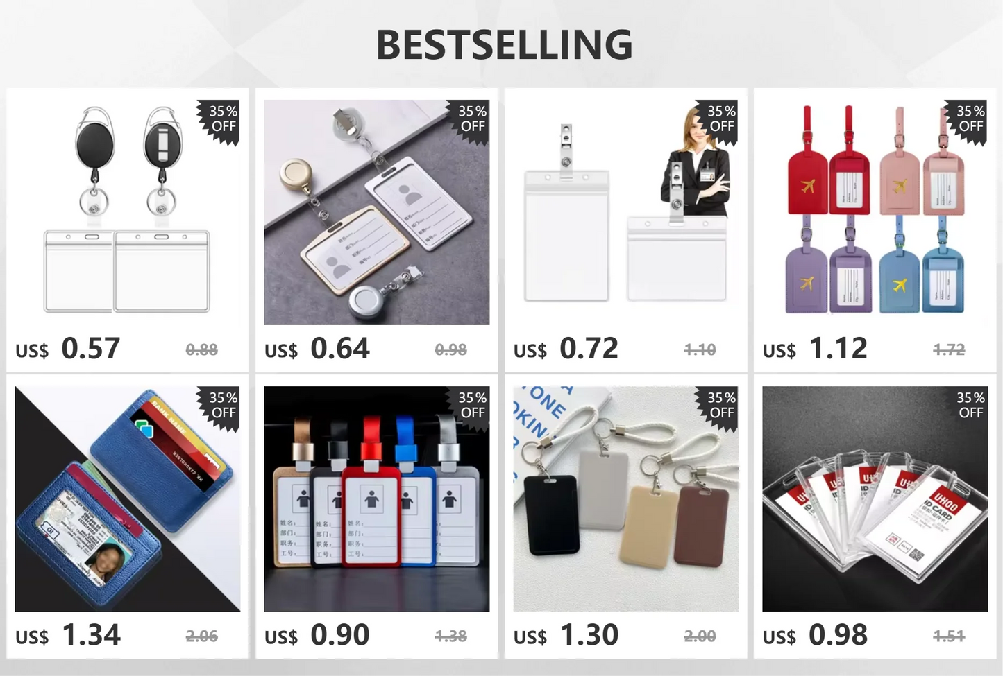 BadgeCard Aluminum Card Holder Reel