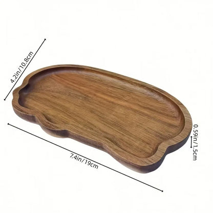 Acacia Wood Bathroom Sink Tray