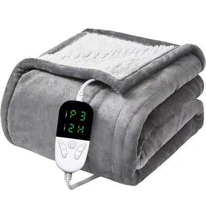 Electric Heated Throw Blanket | 50 x 60 in, 6 Heat Levels, 4-Hour Auto-Off