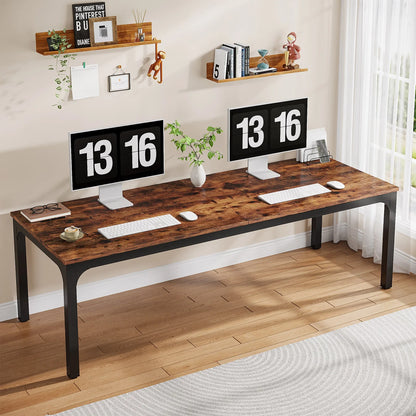 Tribesigns 78.7" Extra-Long Dual Workstation Desk