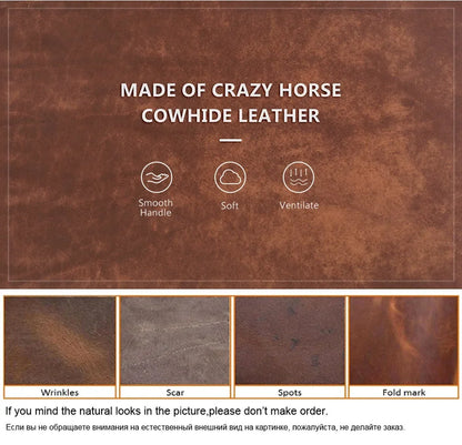 Hand-Made Cowhide Leather Laptop Bag