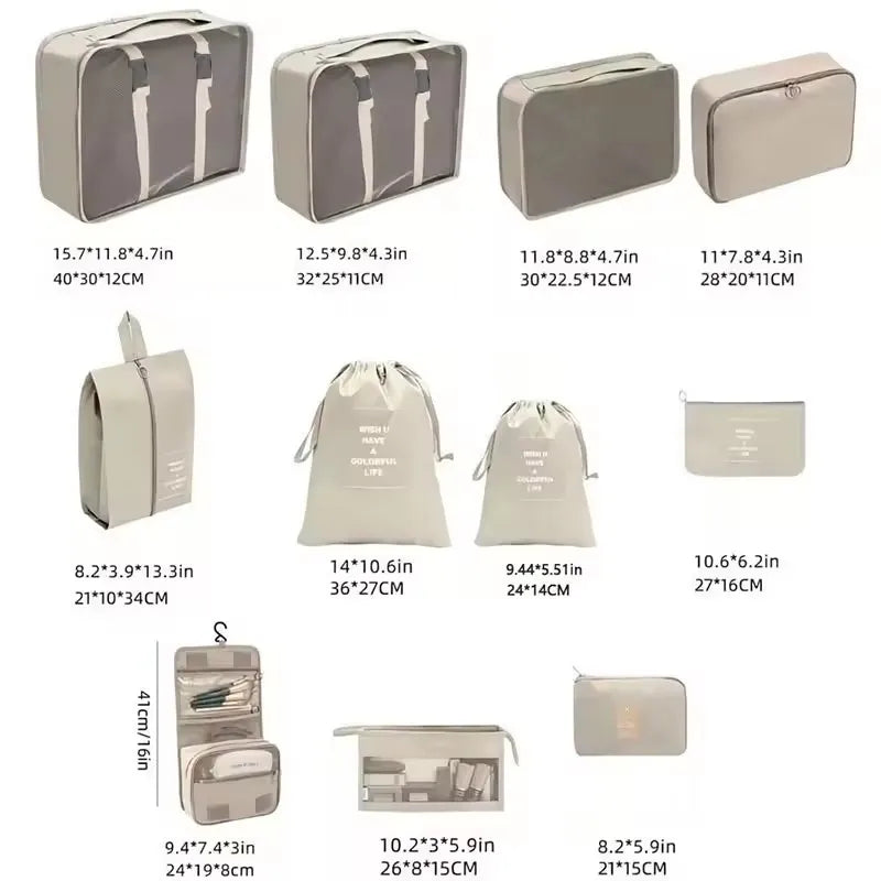 Travel Packing Cube Storage Set