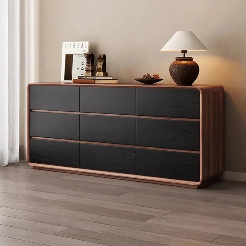 Modern Wood Storage Display Cabinet