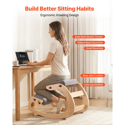 Ergove SucceBuy Wooden Kneeling Chair
