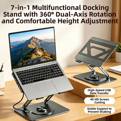 7-in-1 USB-C Laptop Stand Dock