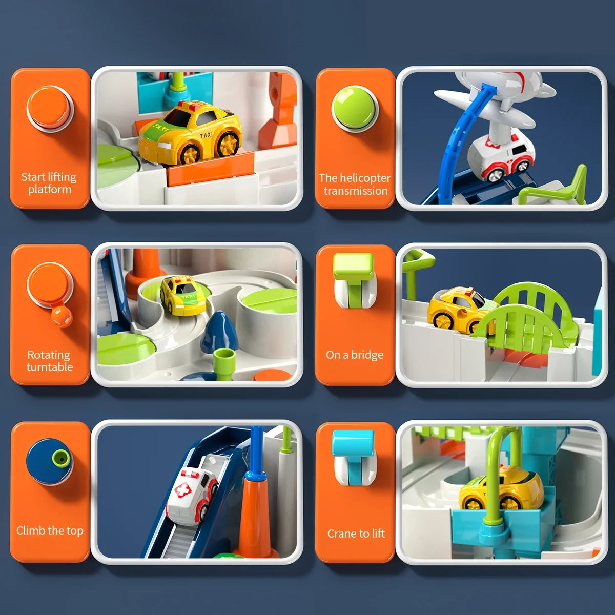 Urban Rescue Car Track Playset