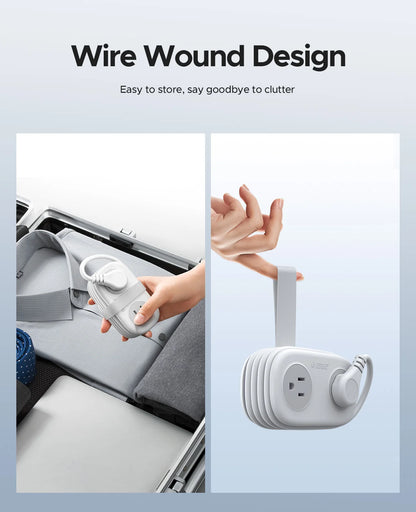 ORICO Cable-Wrap Travel Power Strip