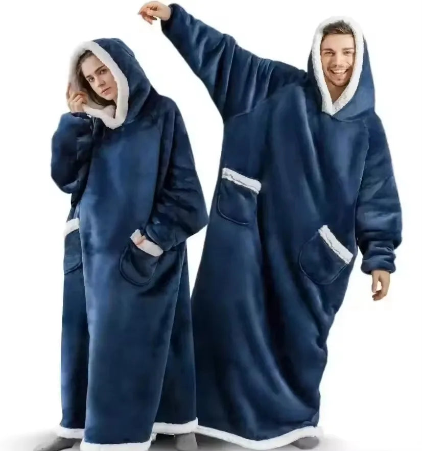 Oversized Fleece Blanket Hoodie