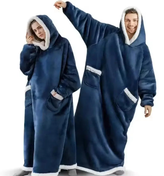 Oversized Fleece Blanket Hoodie