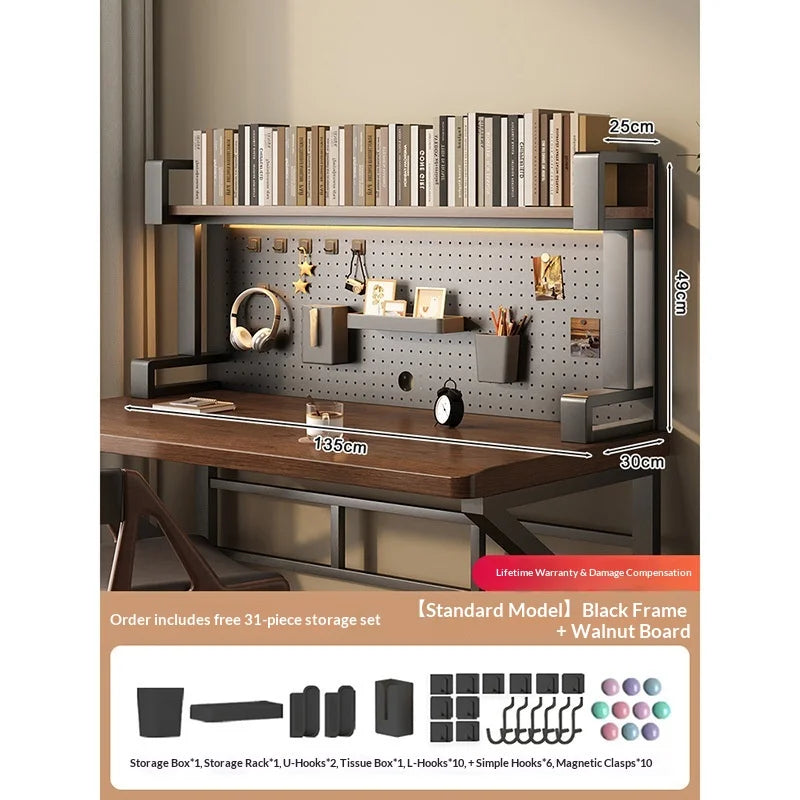 Pegboard Desktop Shelf Organizer