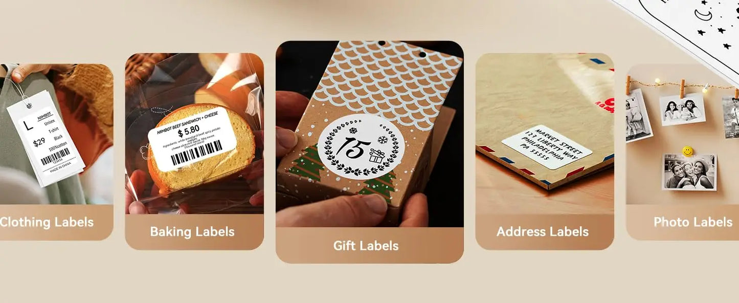 NiiBand B1 Bluetooth Label Printer