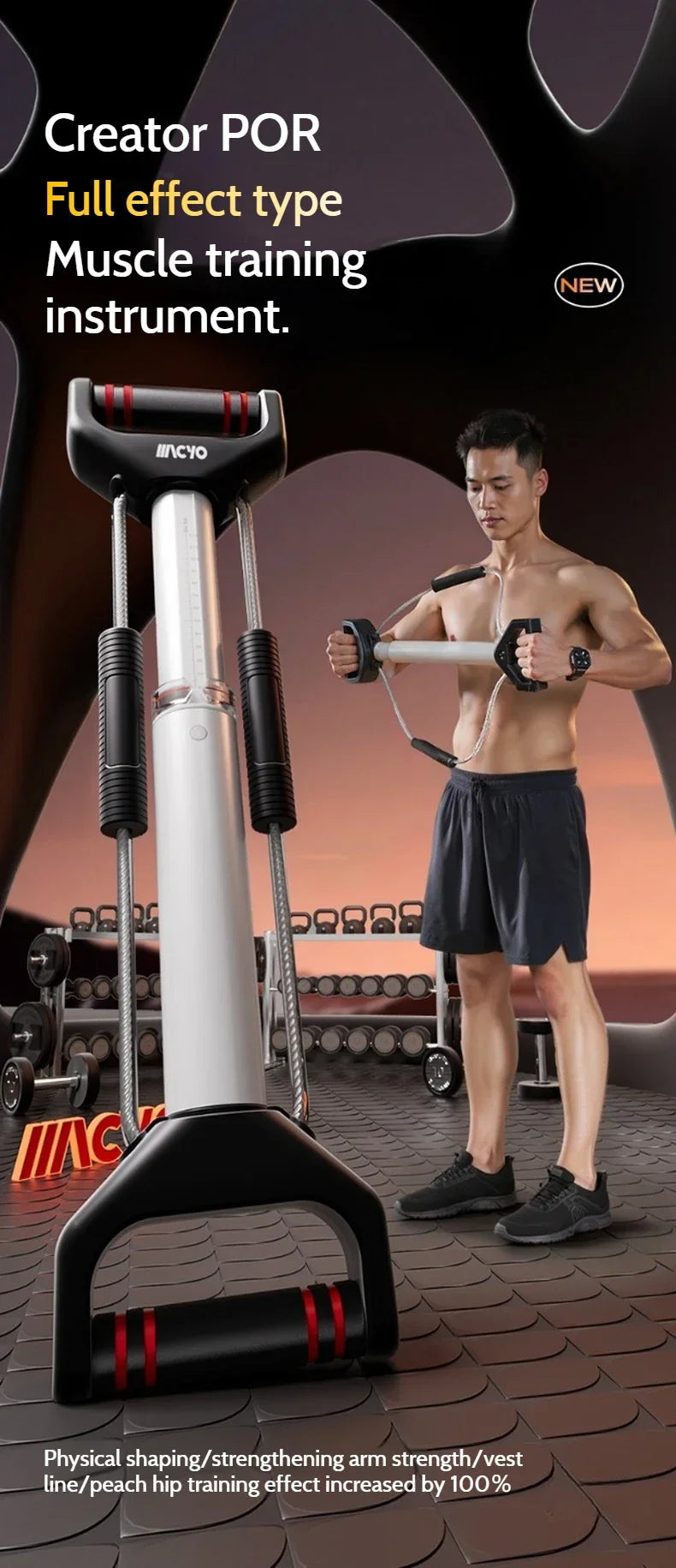 Adjustable Full Body Resistance Band Trainer