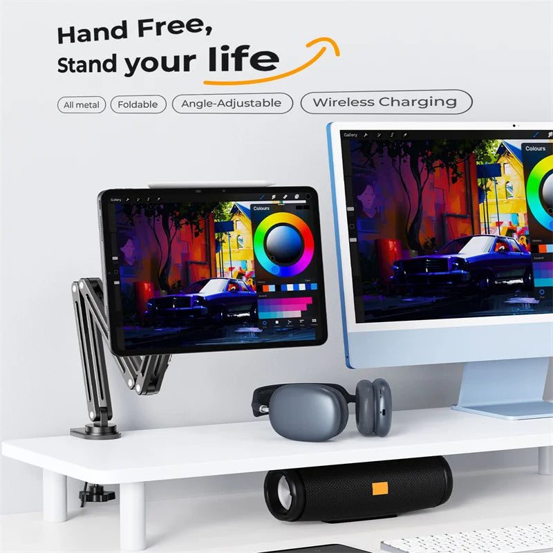 ProCharge Magnetic iPad Desk Mount & Charging Stand