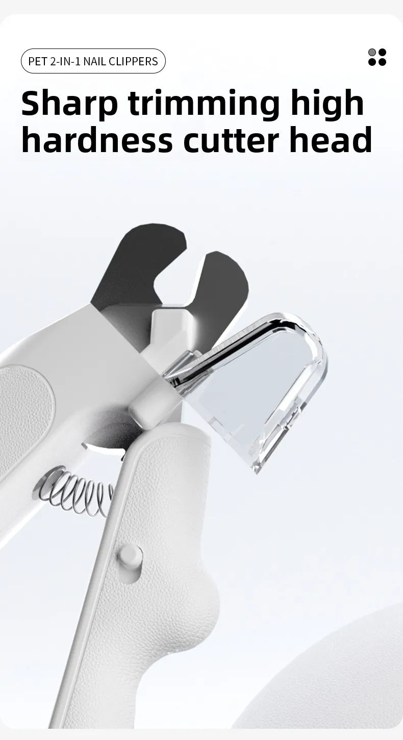 2-in-1 LED Pet Nail Clipper & Grinder