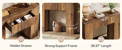 Bramwell Farmhouse Console Table