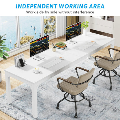 Tribesigns 78.7" Extra-Long Dual Workstation Desk