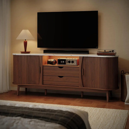 Hollis Fluted Media Console