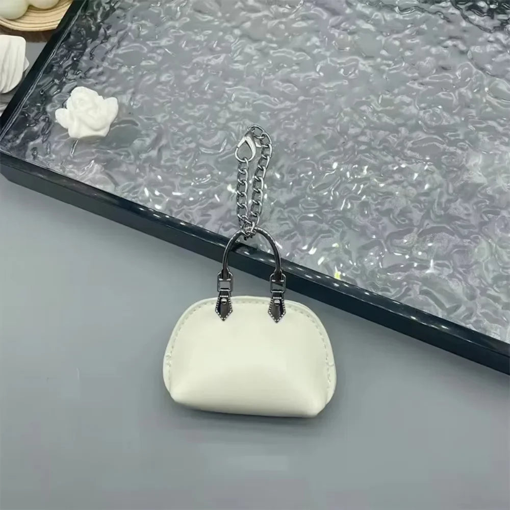 Mini Shell Coin Purse Keychain Charm