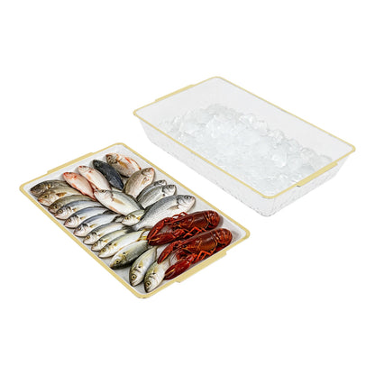 Chilled Serving Tray and Bowl Set