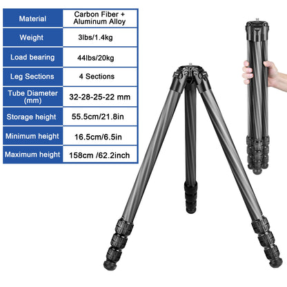 Carbon Fiber Hunting Tripod