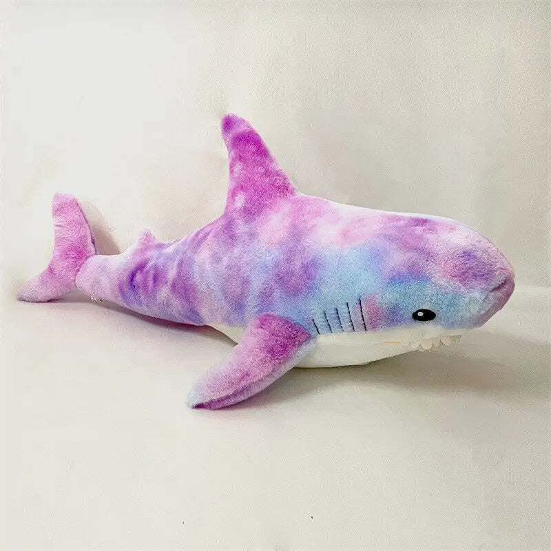 Purple Shark Plush Toy - 30cm