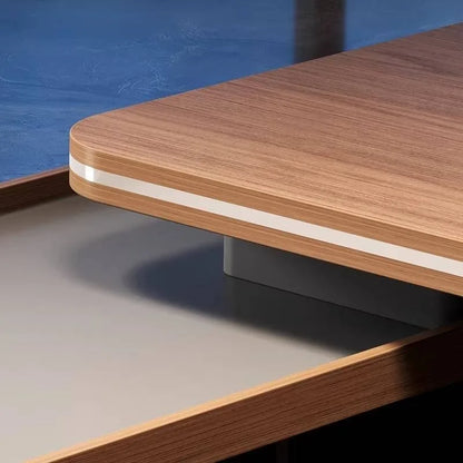 Designer Italian Solid Wood Executive L-Shaped Desk