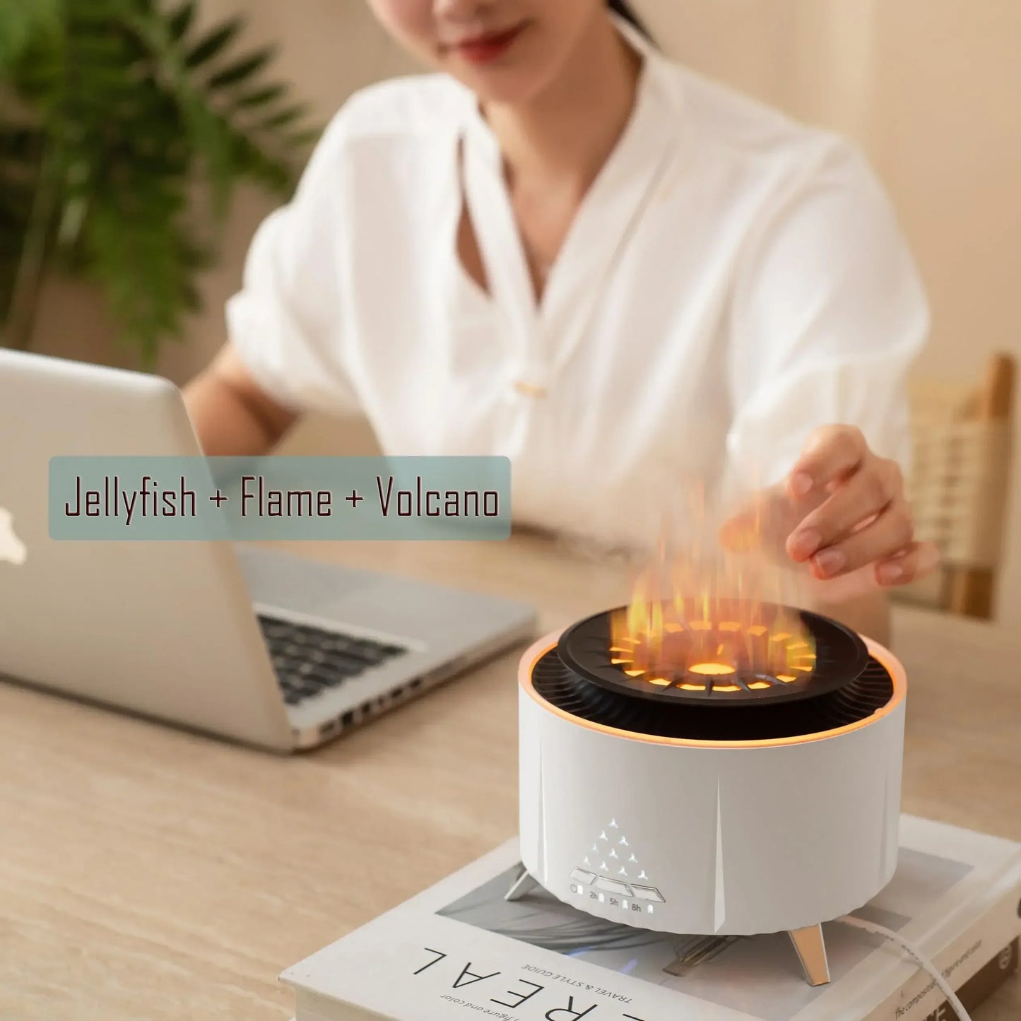 Flame Diffuser with White Noise