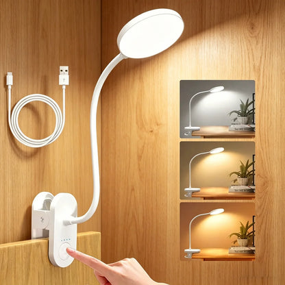 3.5in LED Clip Desk Lamp