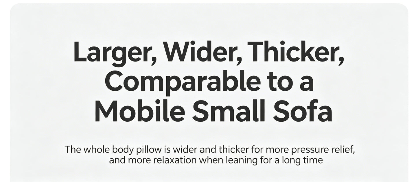 Ergonomic Wedge Back Pillow XL